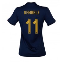 Billiga Frankrike Ousmane Dembele #11 Hemma fotbollskläder Dam VM 2022 Kortärmad